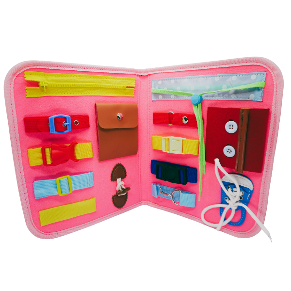Portafolio Sensorial Maletín Educativo Montessori Juguete Para Niños Terapia Ocupacional