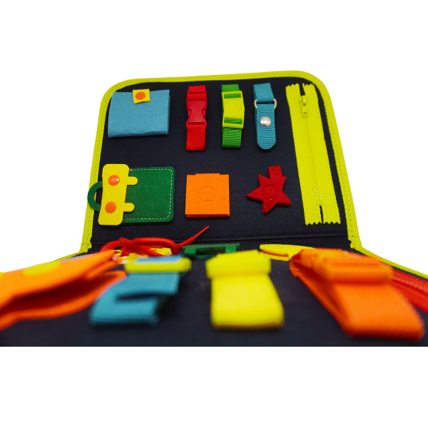 Portafolio Sensorial Maletín Educativo Montessori Juguete Para Niños Terapia Ocupacional