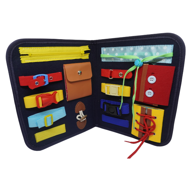 Portafolio Sensorial Maletín Educativo Montessori Juguete Para Niños Terapia Ocupacional