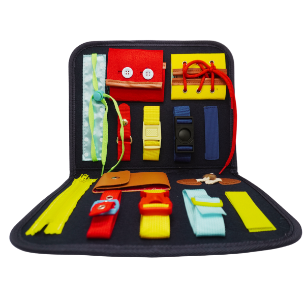 Portafolio Sensorial Maletín Educativo Montessori Juguete Para Niños Terapia Ocupacional