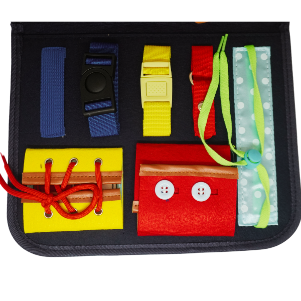 Portafolio Sensorial Maletín Educativo Montessori Juguete Para Niños Terapia Ocupacional