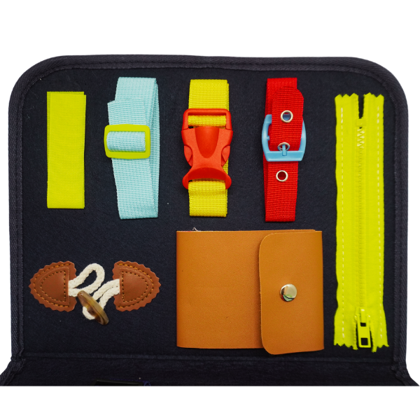 Portafolio Sensorial Maletín Educativo Montessori Juguete Para Niños Terapia Ocupacional