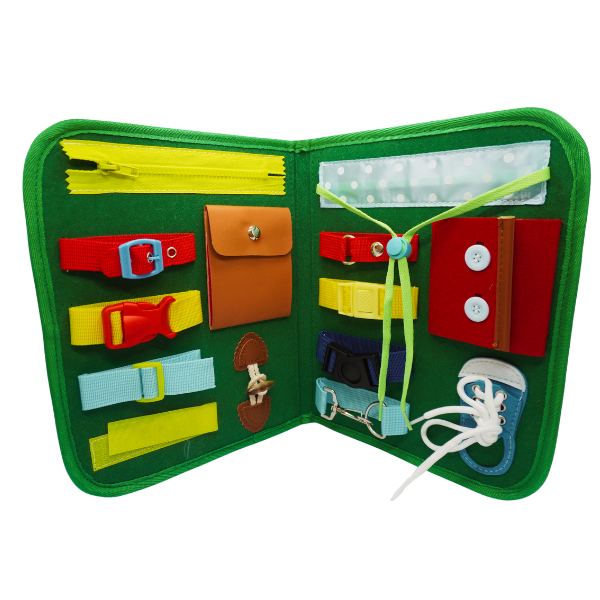 Portafolio Sensorial Maletín Educativo Montessori Juguete Para Niños Terapia Ocupacional
