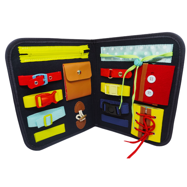 Portafolio Sensorial Maletín Educativo Montessori Juguete Para Niños Terapia Ocupacional
