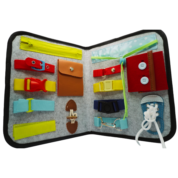 Portafolio Sensorial Maletín Educativo Montessori Juguete Para Niños Terapia Ocupacional