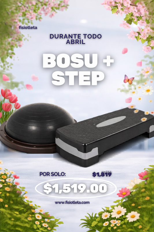 El Combo Perfecto para Rehabilitación y Entrenamiento Bosu + Step