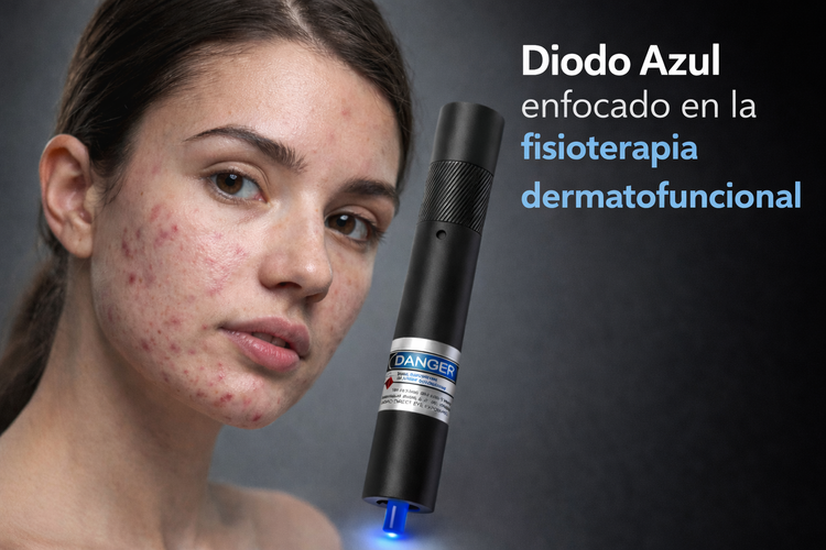 Puntal para Láser Foton Diodo Azul Fisioterapia Dermatofuncional