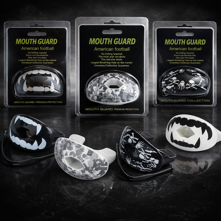 Kit de 4 Protectores Bucales Deportivos Mouth Guard para Box, MMA, Rugby y Fútbol Americano | Protección Dental