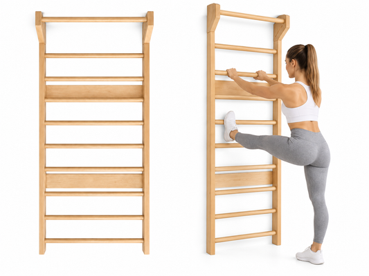 Barras Suecas de Madera o Espalderas para Rehabilitación Fisioterapia