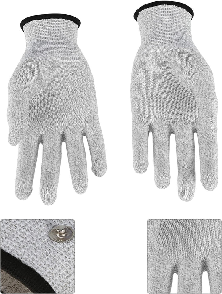 Par de Guantes para Electroterapia con Electrodo Conductor