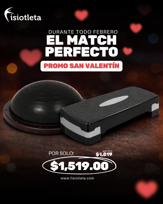 El Combo Perfecto para Rehabilitación y Entrenamiento Bosu + Step