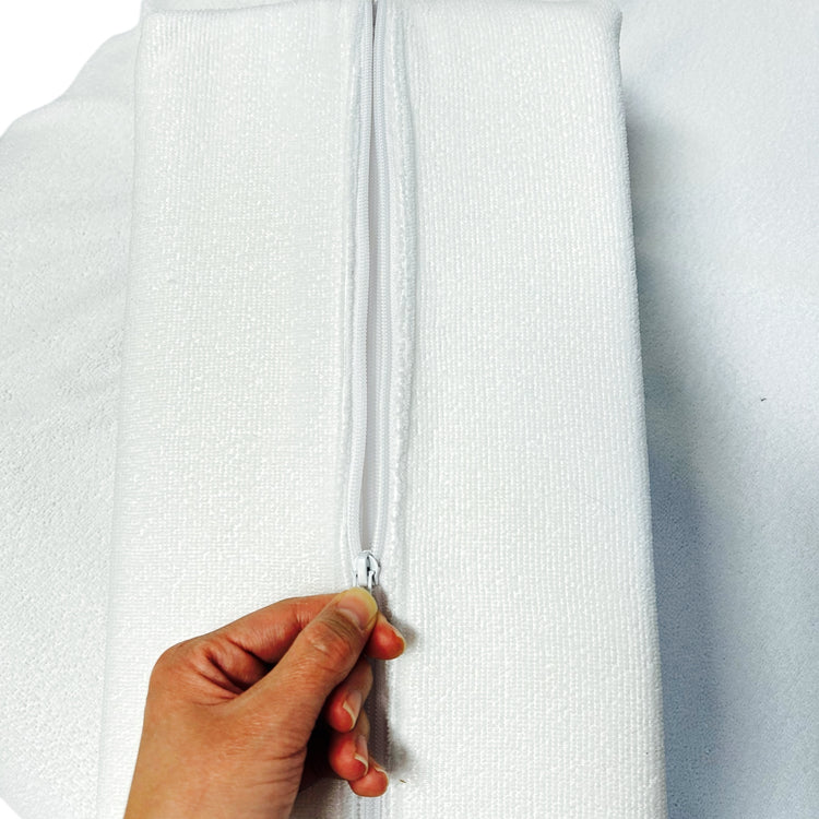 Funda para Medio Cilindro de Microfibra de 10cm x 60cm Para Camilla de Masajes Protección