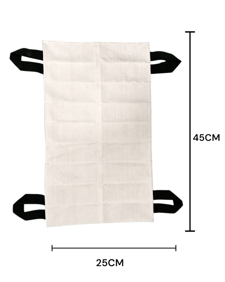 Compresa Húmedo Caliente Lumbar 25 cm x 45 cm de Bentonita para Compresero