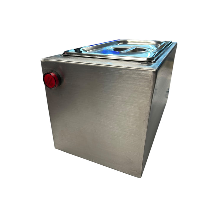 Parafinero de Acero Inoxidable con Regulador de Temperatura para Uso Terapéutico con Capacidad de 6 libras