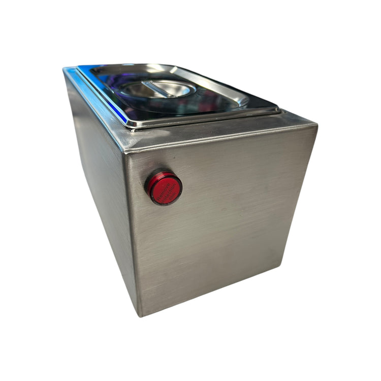 Parafinero de Acero Inoxidable con Regulador de Temperatura para Uso Terapéutico con Capacidad de 6 libras