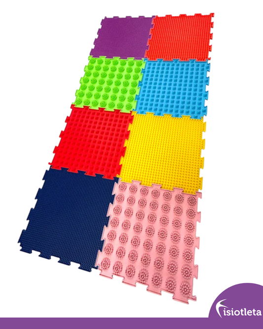 Kit Sensorial Tapete Sensorial + Pelotas Sensoriales + Portafolio Sensorial Combo Sensorial Montessori