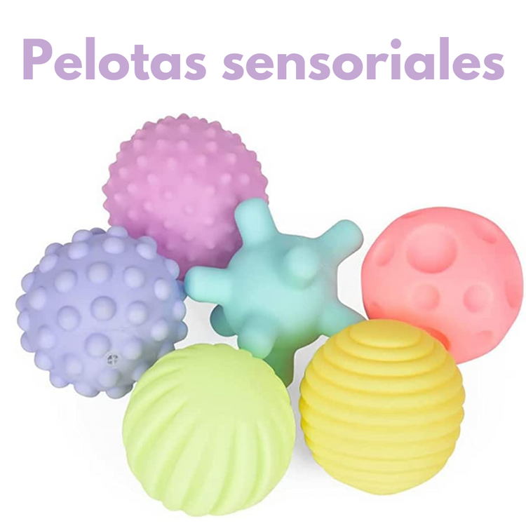 Pelotas Sensoriales con Textura – Pack Multicolor para Estimulación con Sonido