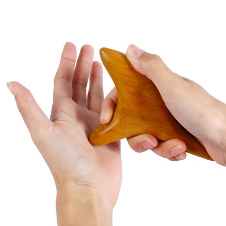 Herramienta de masaje Terapia manual Triangulo Madera Reflexologia