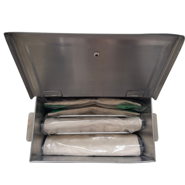 Compresero para 4 Compresas Acero Inoxidable