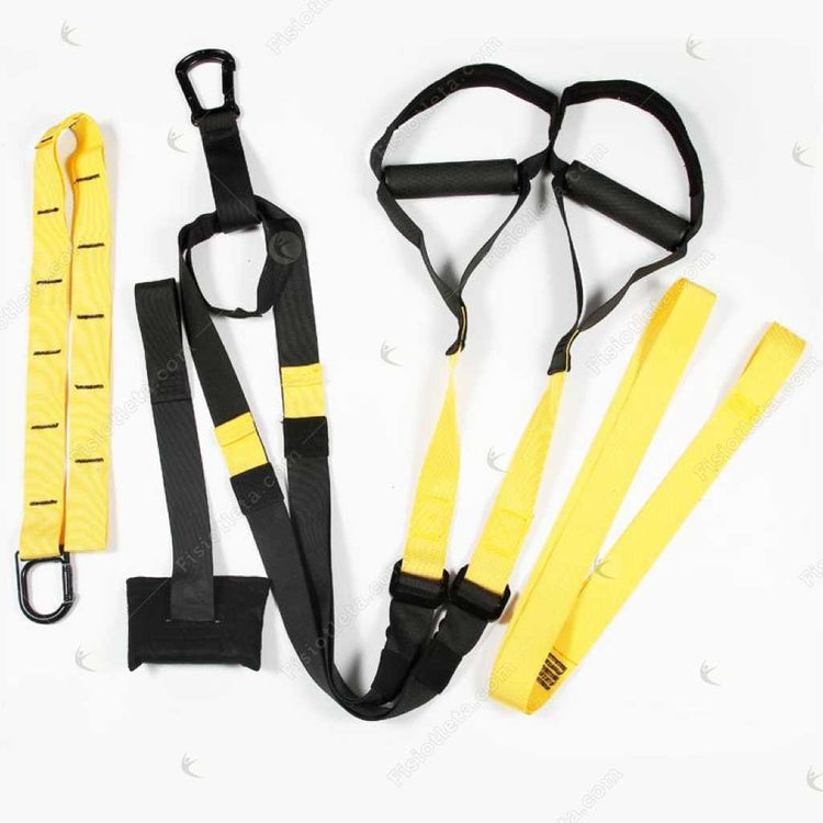 Paquete de correas de suspensión para fitness Fisiotleta, amarillo