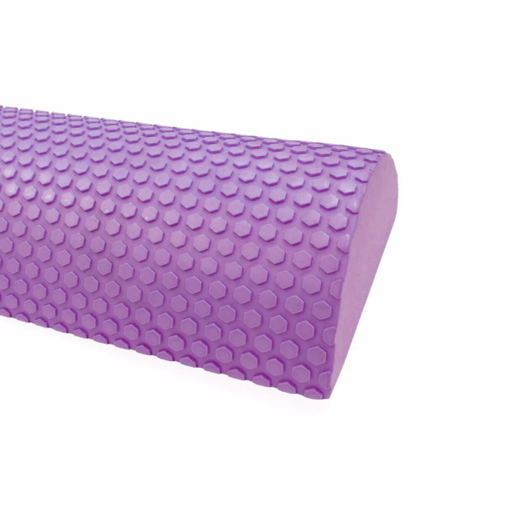 Rodillo de Masaje EVA 45 cm Medio Cilindro Tronco Propioceptivo Yoga, Pilates y Liberación Miofascial