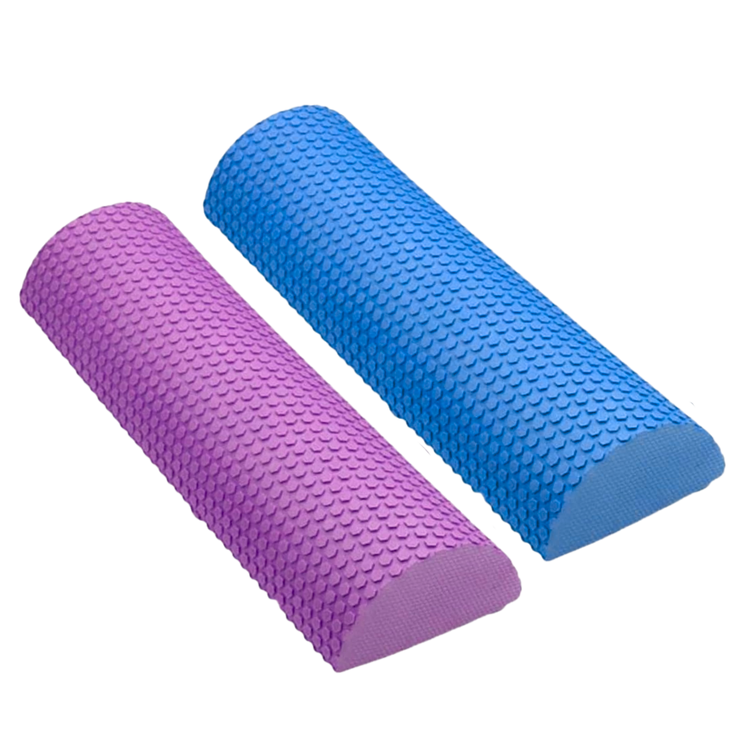 Rodillo de Masaje EVA 45 cm Medio Cilindro Tronco Propioceptivo Yoga, Pilates y Liberación Miofascial