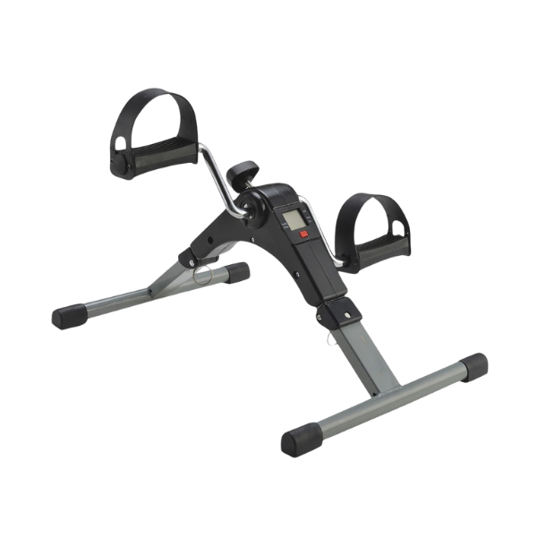 Cicloergometro Pedales Máquina Ejercicio Fitness Plegable Profesional con Contador Digital