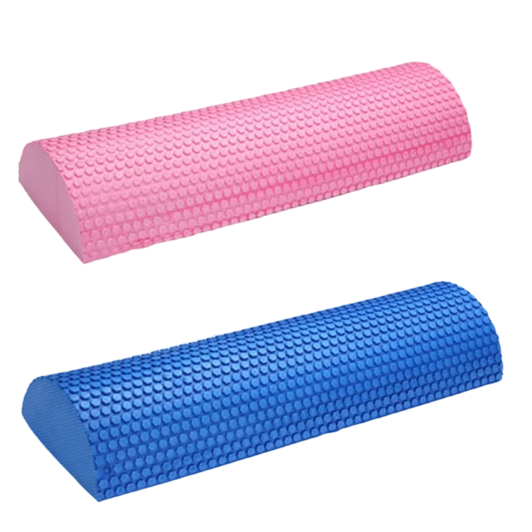 Rodillo Medio Cilindro EVA 60 cm Medio Cilindro Tronco Propioceptivo Yoga, Pilates y Liberación Miofascial