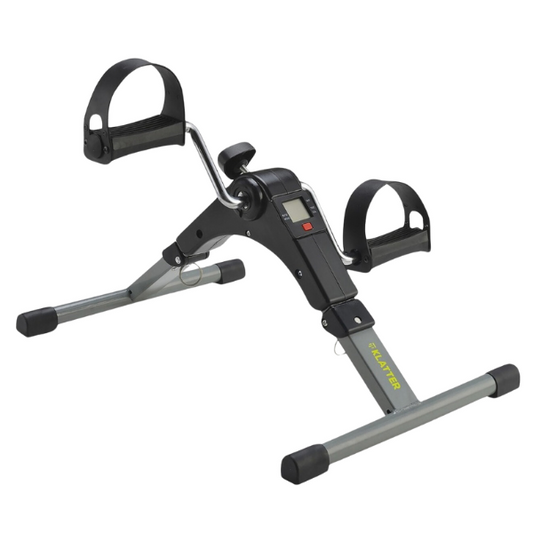 Cicloergometro Pedales Máquina Ejercicio Fitness Plegable Profesional con Contador Digital