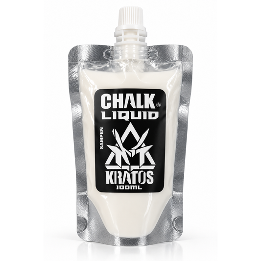 Magnesia Líquida Deportiva KRATOS 100 ml Antideslizante para CrossFit, Escalada, Gimnasia, Calistenia y Levantamiento de Pesas
