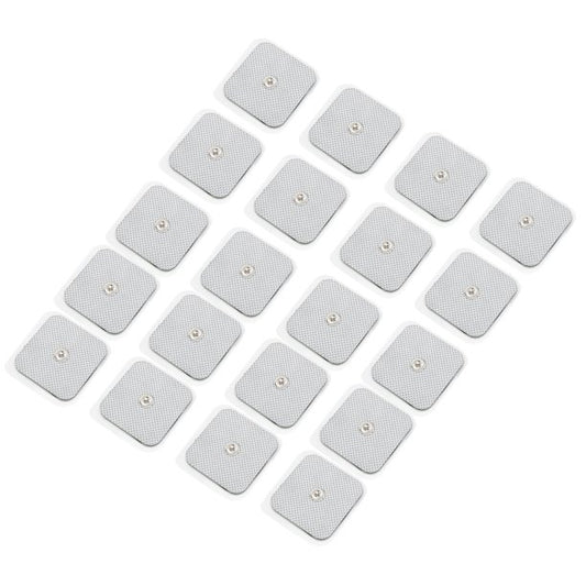 Kit de 10 Electrodos de Botón 5 x5 para Electroestimulación TENS/EMS Rehabilitación y Alivio del Dolor