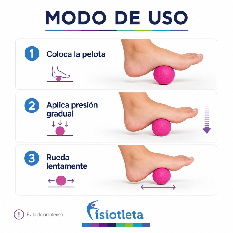 Pelota Lacrosse 6 cm Liberacion Miofascial Massage