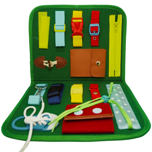 Portafolio Sensorial Maletín Educativo Montessori Juguete Para Niños Terapia Ocupacional