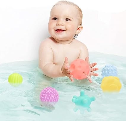 Pelotas Sensoriales con Textura – Pack Multicolor para Estimulación con Sonido