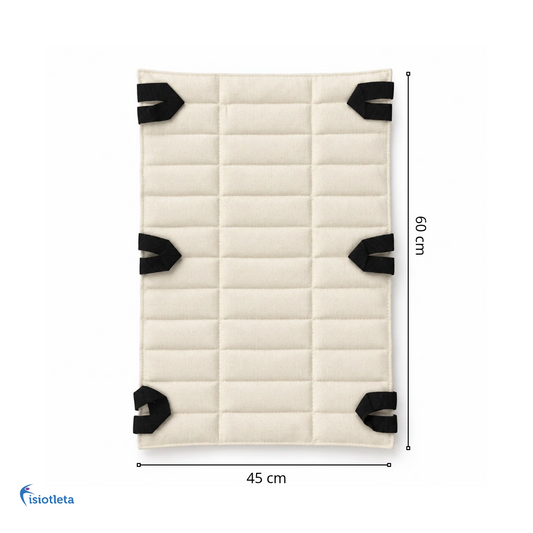Compresa Húmedo Caliente de Bentonita para Espalda 45 cm x 60 cm Uso en Compresero