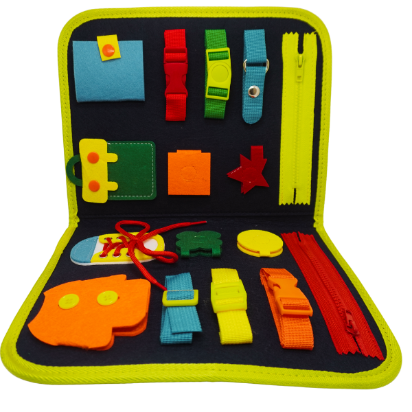 Portafolio Sensorial Maletín Educativo Montessori Juguete Para Niños Terapia Ocupacional