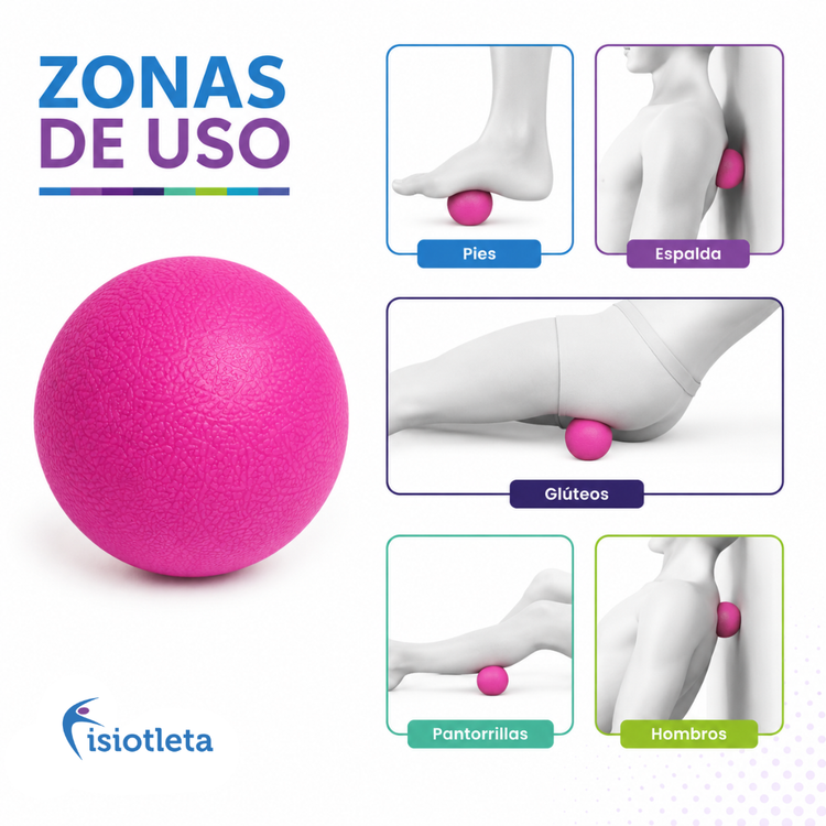Pelota Lacrosse 6 cm Liberacion Miofascial Massage