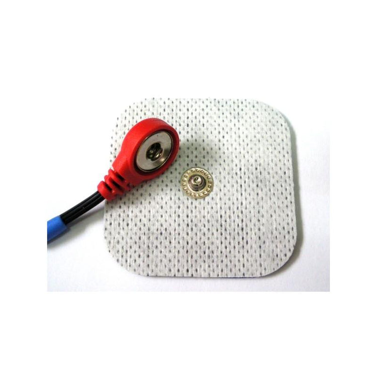 Par de Electrodos 5x5 de Botón para Electroestimulación TENS/EMS Fisioterapia Uso terapéutico