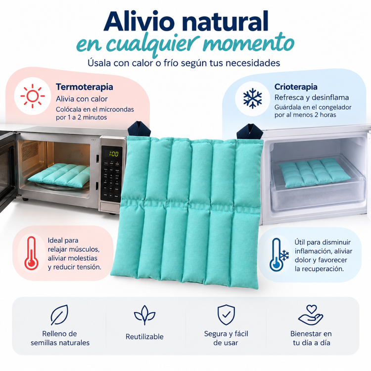 Compresa de Semilla Mini para Frío y Calor