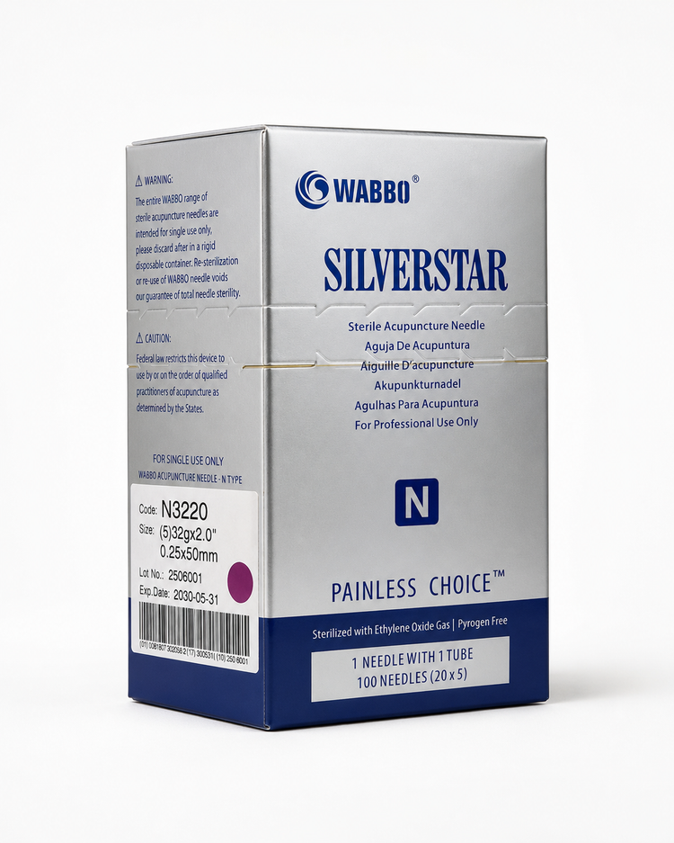 Agujas de Acupuntura Estériles SILVERSTAR Painless Choice | Uso Profesional