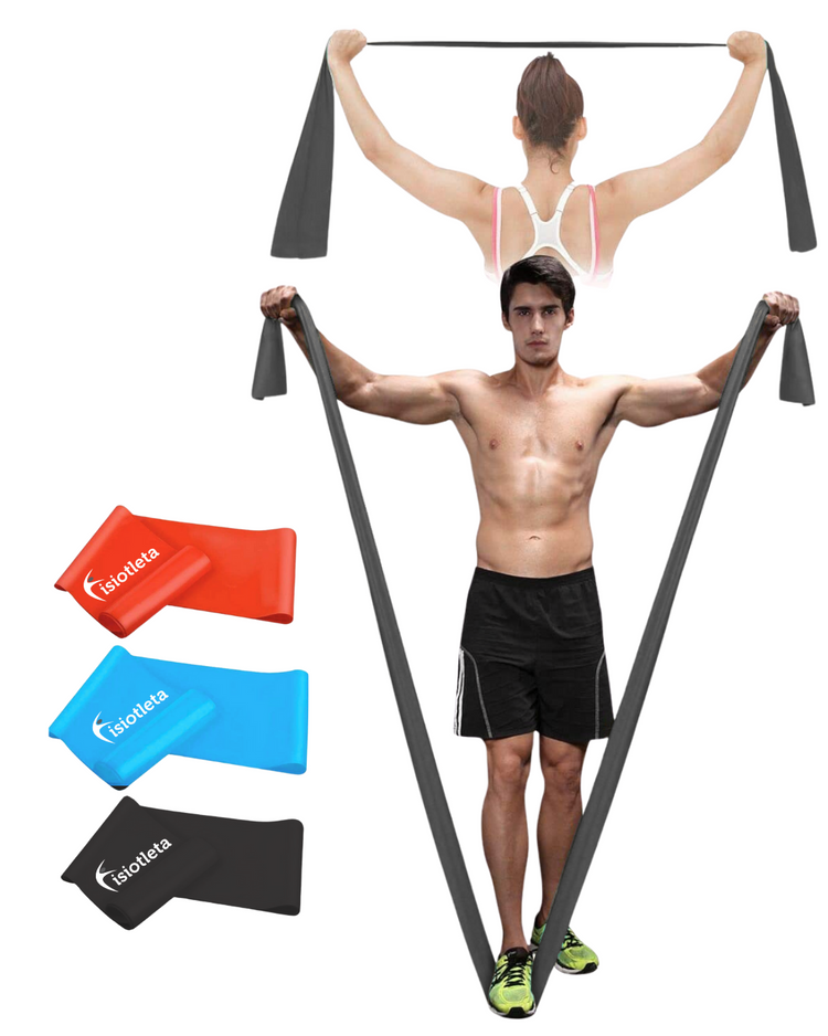 Bandas Elásticas Abierta, Ligas para Ejercicios, Pilates