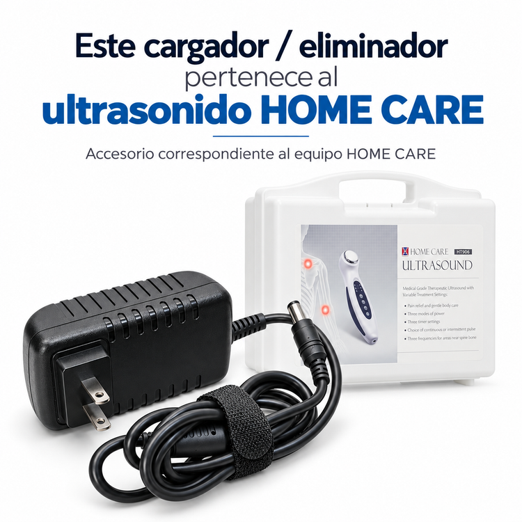 Cargador Eliminador para Ultrasonido HOME CARE HT906 Adaptador de Corriente