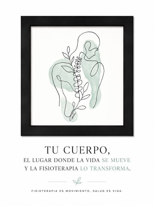 Colección De 2 Cuadros Equilibrio Humano Diseño Único y Exclusivo para Consultorios de Fisioterapia