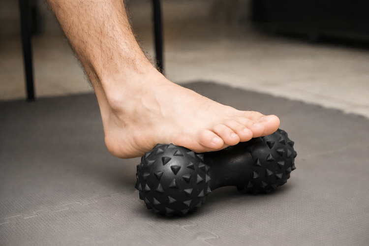 Pelota de Masaje Doble tipo Cacahuate para Liberación Miofascial  Balón para Fascia, Fisioterapia, Espalda, Cuello y Recuperación Muscular