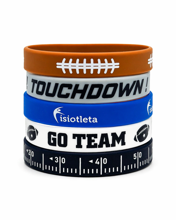 Set de Pulseras de Silicona Deportivas Fisiotleta Resistencia, Estilo y Motivación para todos tus entrenamientos.