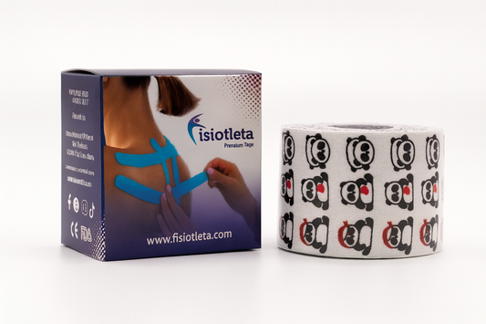Cinta Kinesiologica Fisiotleta con diseño de Pandas