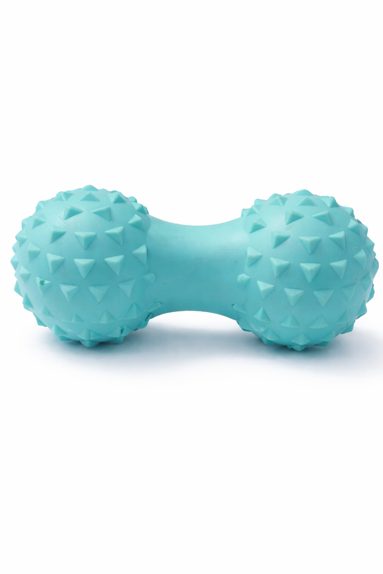 Pelota de Masaje Doble tipo Cacahuate para Liberación Miofascial  Balón para Fascia, Fisioterapia, Espalda, Cuello y Recuperación Muscular