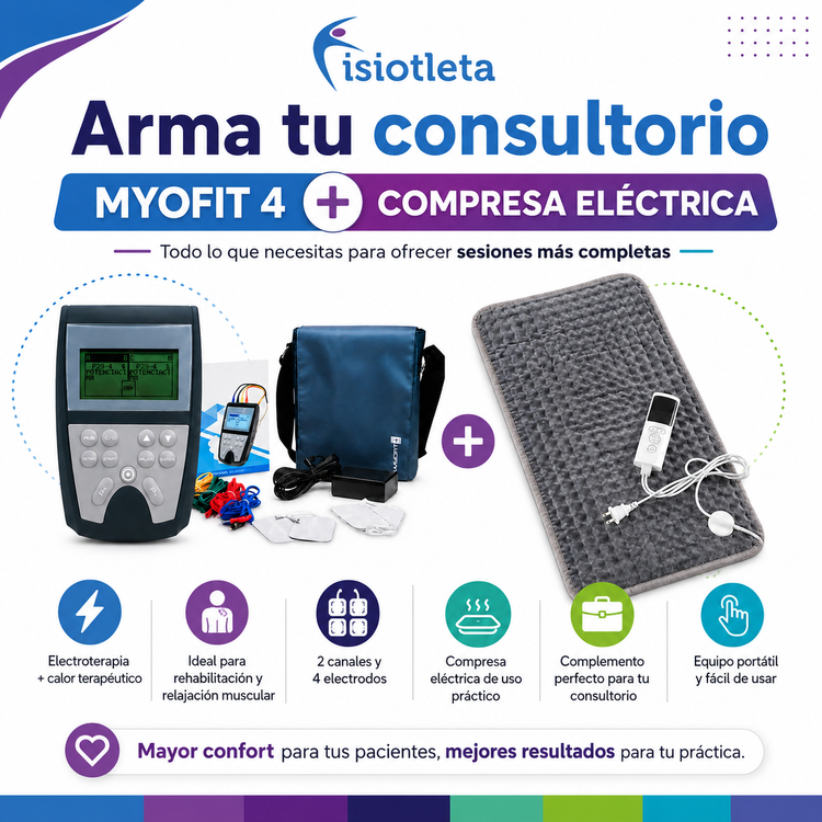 Combo ¡MYOFIT 4! + COMPRESA ELÉCTRICA
