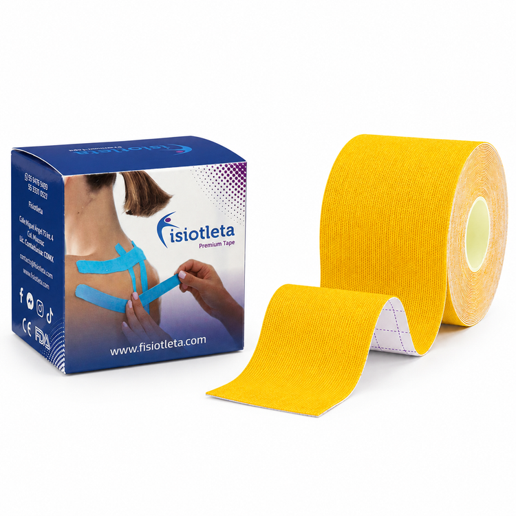 Vendaje Neuromuscular 5 cm, Kinesiotape, Cinta Kinesiológica 5 cm, Tape Neuromuscular de Algodón I