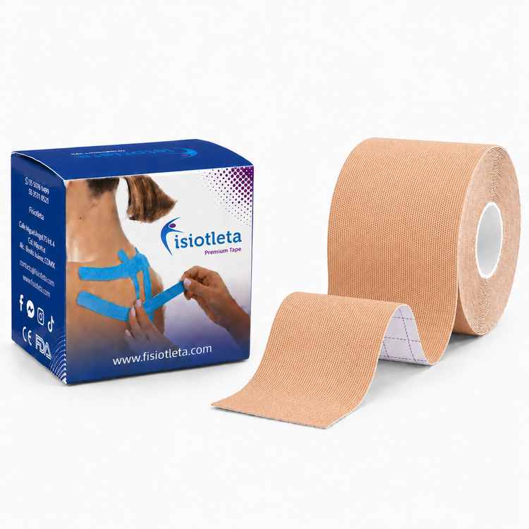 Vendaje Neuromuscular 5 cm, Kinesiotape, Cinta Kinesiológica 5 cm, Tape Neuromuscular de Algodón I